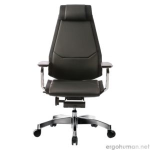 Genidia Black Leather Office Chair